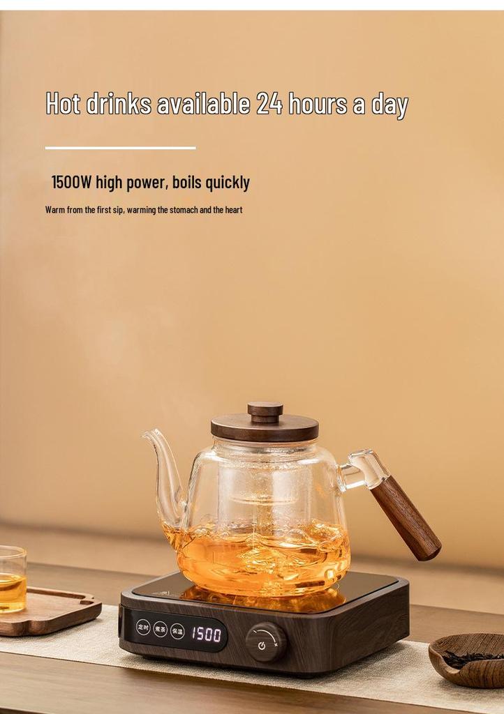 Ultra-thin Smart Electric Ceramic Tea Brewing Stove with Heat Preservation