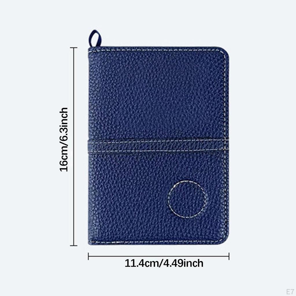 Golf Scorecard Holder Yardage Book Cover Outdoor,Waterproof,PU Leather,Score Protector
