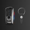 Carbon Fibre ABS Car Smart Remote Key Case Cover Shell 3 Buttons For BMW F30 F20 M3 M5 F10 F18 F22 F01 X3 X4 F06 F02 Accessories NI6