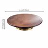 Black Walnut Wood Snack Plate Minimalist Wooden Fruit Tray Strong