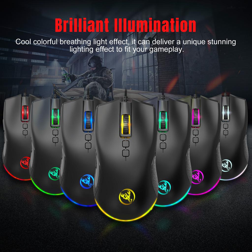 Android Wired Throne One Handed Keyboard And Mouse Set Game Converter PUBG Gun