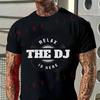 PAYEAH Relax The DJ Is Here DJ Music Motorcycle Men T-Shirt Moto Cotton Summer O-neck Short Sle