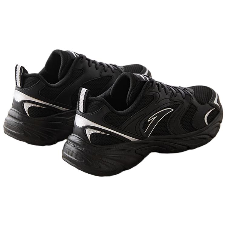 Anta OG800 Retro Fashion Non-Slip Wear-Resistant Breathable Low-Top Casual Running Shoes Men sneaker Black 912538821-4