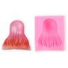 Epoxy Resin Silicone Molds Doll Hair Shaped DIY Craft Moulds Silicone Material Perfect Gift for DIY Crafts Enthusiasts