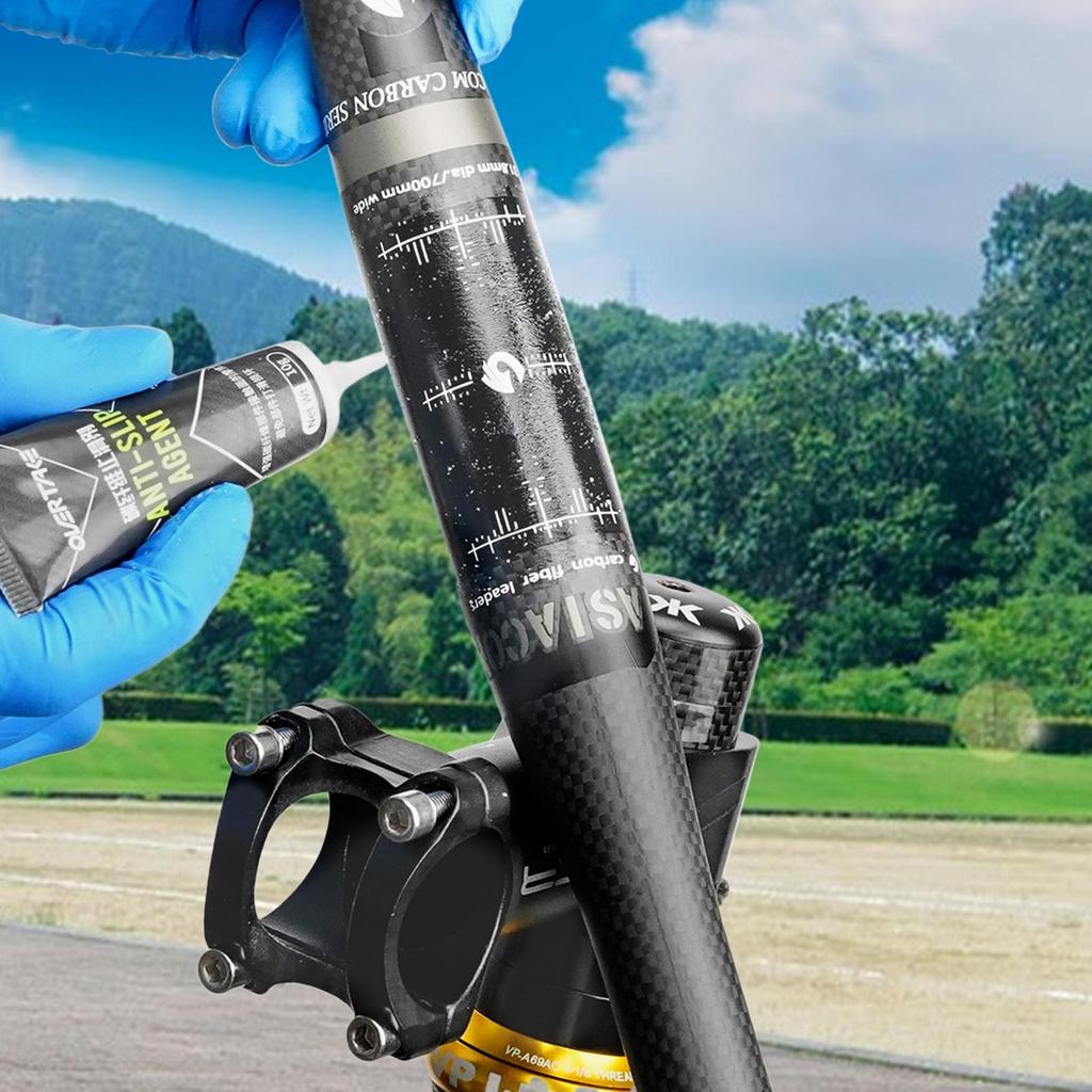 10G Carbonfaser Anti-Rutsch-Mittel Für Sattelstütze Lenker Rahmen Vorbau Oberflächen Schutz Fahrradfett Für Fahrrad