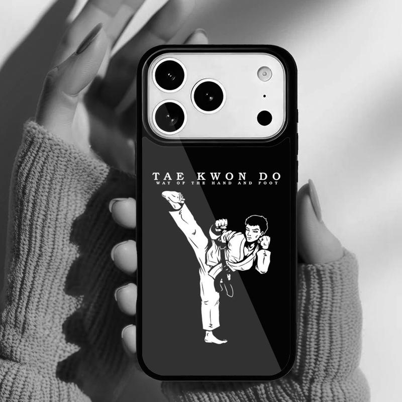 Kungfu Taekwondo Phone Case for iPhone 17 16 15 14 13 Pro Max Back Cover for 12 11 Pro Coque