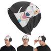Sleeping Bull Terrier Dog Cartoon Animal Unisex Adult Beanies Caps Knitting Bonnet Hat Warm Autumn Winter Outdoor Skullies Hats