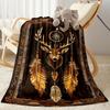 Deer Blanket Ultra-Soft Perfect for Chair Couch Sofa Four Seasons Universal Modern Style Gifts For Family Or Friends