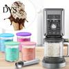 Ice Cream Pint Containers for Ninja NC500, NC500C, NC501, NC501C Series, Food Grade Scalable Pouring Storage Pots Plastic Replacement Cup with