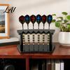 Wall Mounted Dart Rack Holder Stand with 6 Slot Durable Acrylic Organizer Compact Professional Display Rack for Game Room Storage And Organization