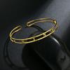 Personalized Name Bracelet for Women Men Custom Jewelry Stainless Steel Customized Bangle Gold Color Arabic Name Birthday Gifts