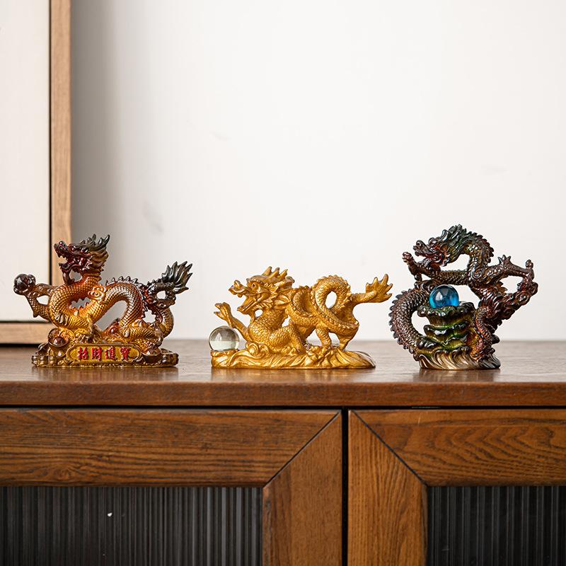 Tea Pet Ornament Golden Dragon Play Beads Attract Wealth Xianglong Tea Table Tea Tray Tea Table Tea Set Can Raise Tea To Play