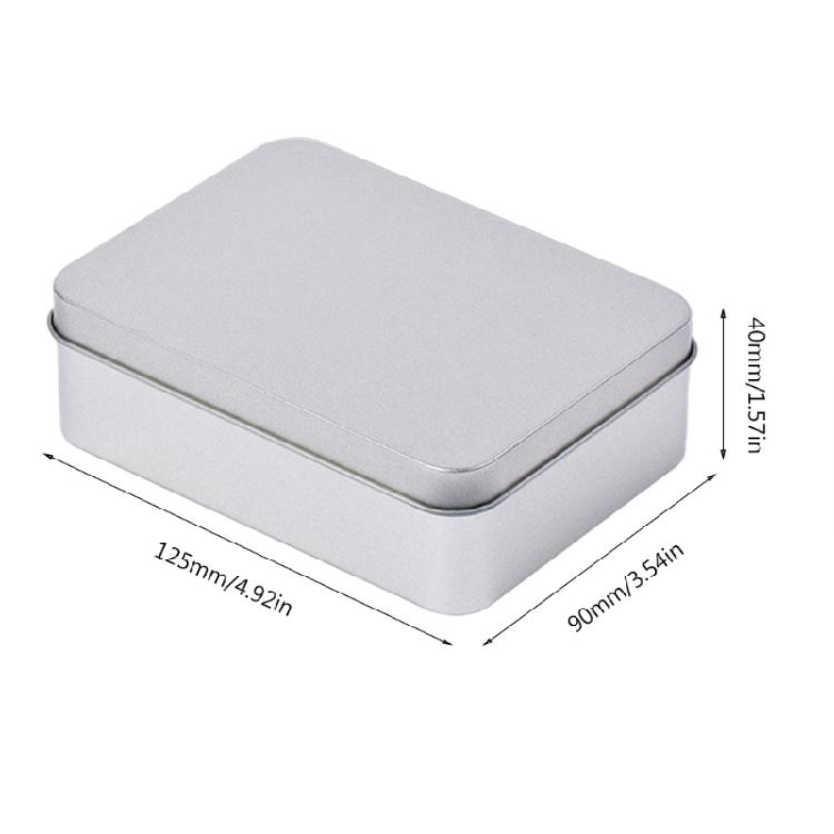 Scatola Metallico per Carte da Gioco Contenitore per Carte da Gioco Custodia per Conservazione Carte Scatola per Imballaggio Poker