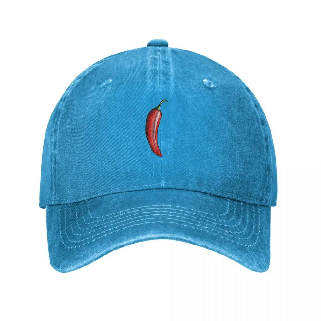 Berretto da baseball con peperoncino Cappellino da papà Cappello Cappello tattico da spiaggia Cappellino unisex di lusso Unisexs Donna