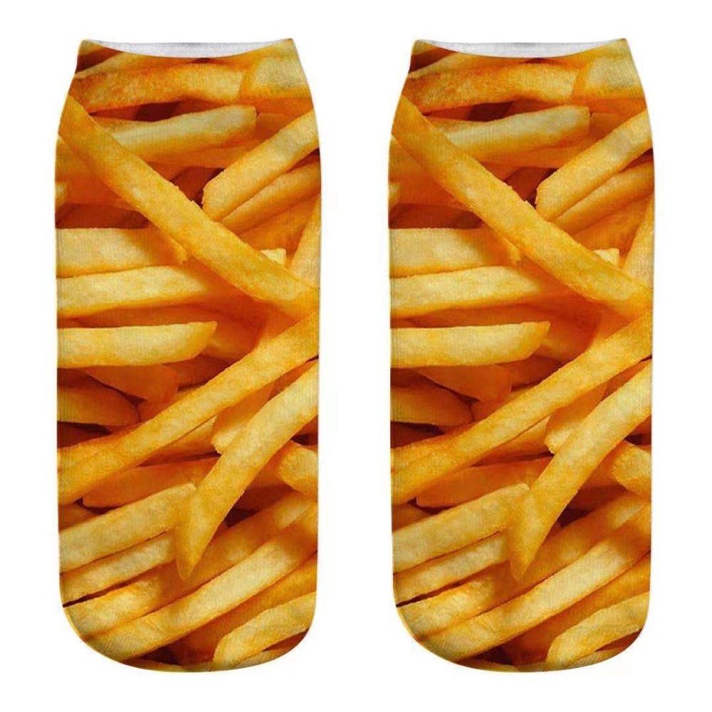 

Comfortable 3d Print Ankle Socks Polyester Novelty Socks New Flip Flops Design Socks Unisex