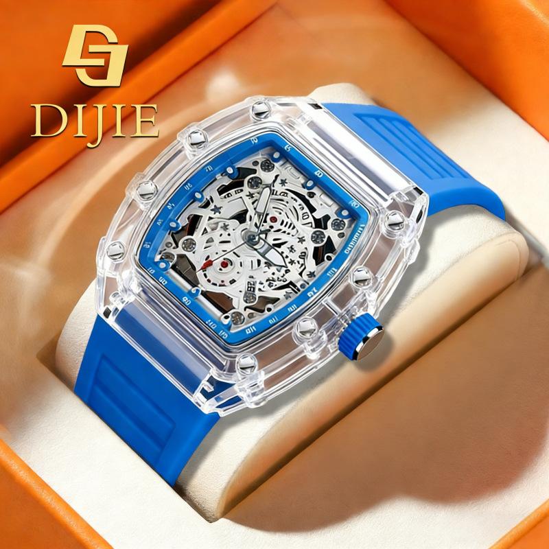 Spring Men'S And Women'S Watches Openwork Quartz Watch Transparent Case Trend Simple Luminous Student Couple Watch