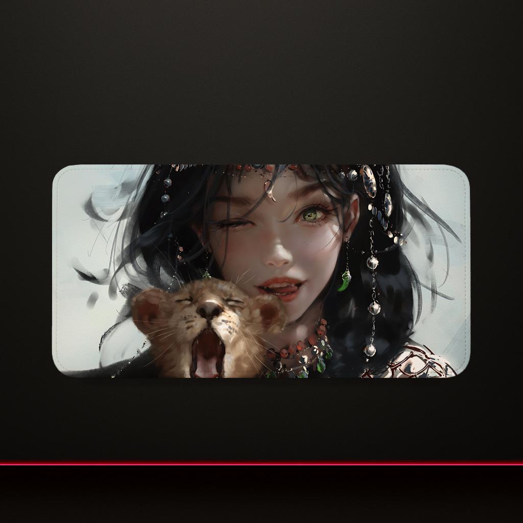 Ghost Blade Wlop Mouse Pad Play Matlarge Xxl90x40cmx5mmstitch Desk Matsgaming Accessoriespc Parts