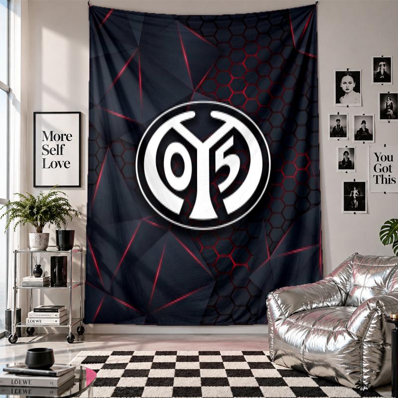 Mainz FC Wall Tapestry Home Decor Wall Hanging Cloth for Bedroom Living Room Background