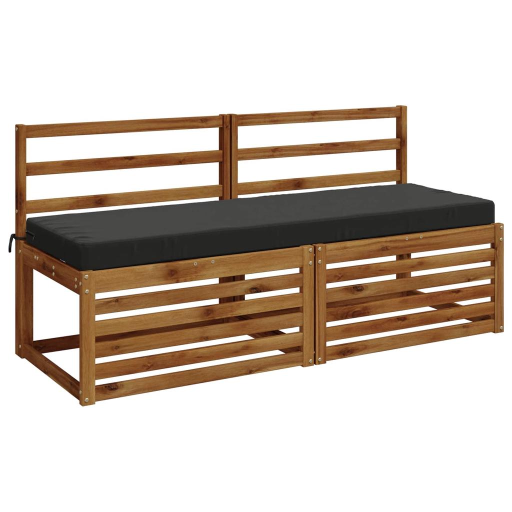 Bench Cushion SOEST 100percent  Polyester Anthracite 150 x 50 x 8 cm
