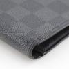 Louis Vuitton Brazza Portefeuille Purse N62665 Black Damier Grafitto Canvas Mens Used