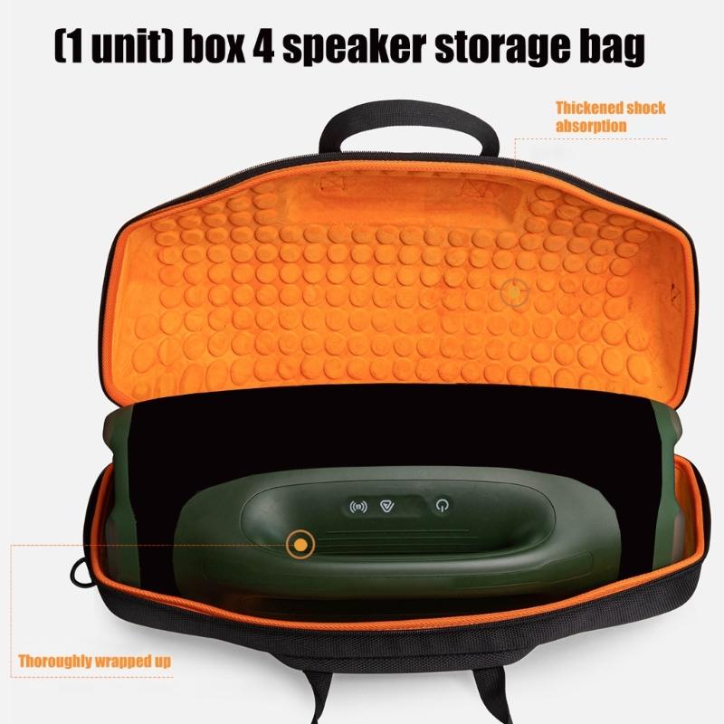 Úložné pouzdro na reproduktor Protiskluzový vnitřek Vodotěsný vnějšek Ergonomické řešení pro přenášení pro Boombox 4