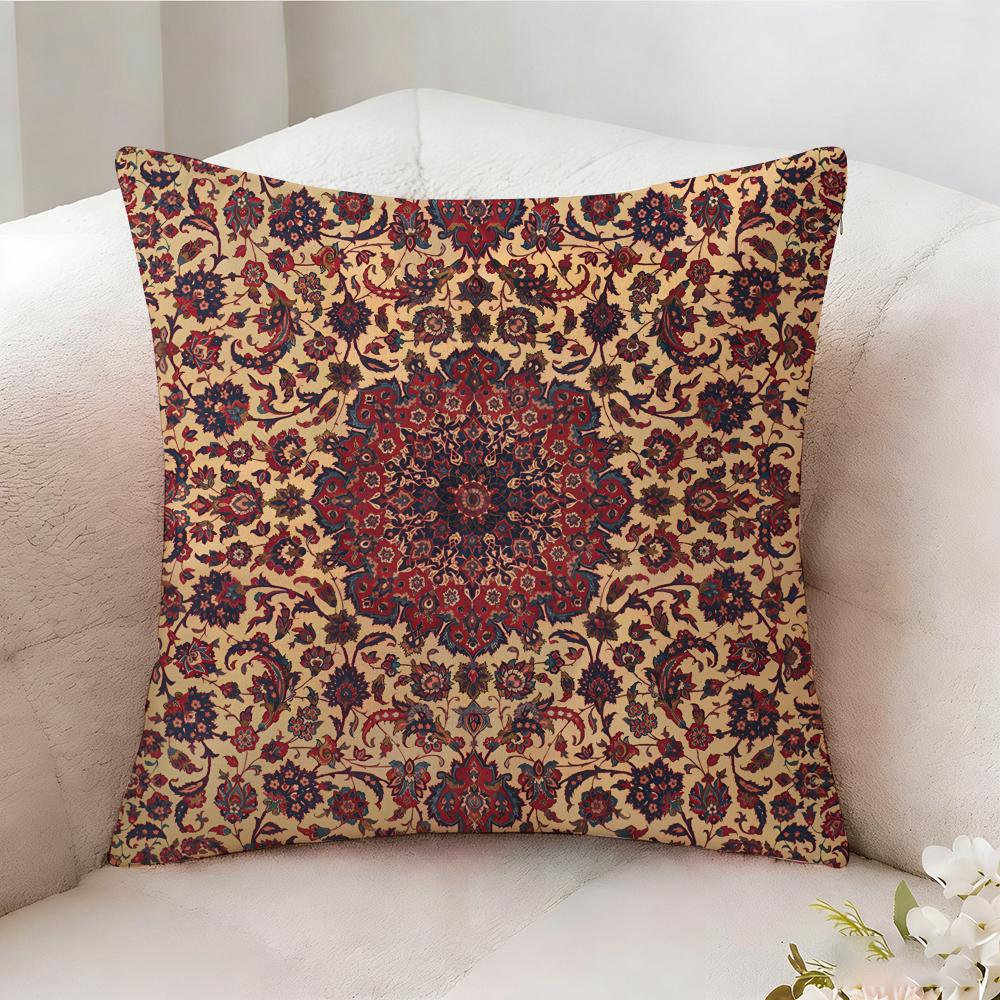 Persian Style Pillow Case Pillowcase Doublesided Printed Sofa Cushion Bedroom Headboard Pillow