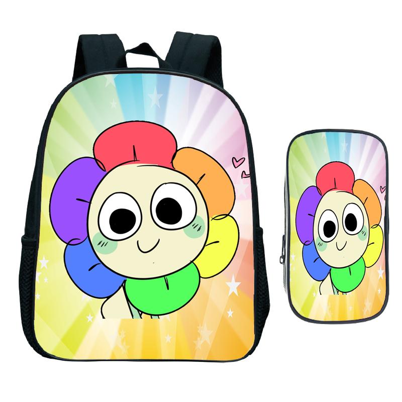 2 szt. Plecak przedszkolny Dandy's World Plecak szkolny z kreskówką dla dzieci do przedszkola dla małych dzieci, artykuły szkolne, torby dla niemowląt