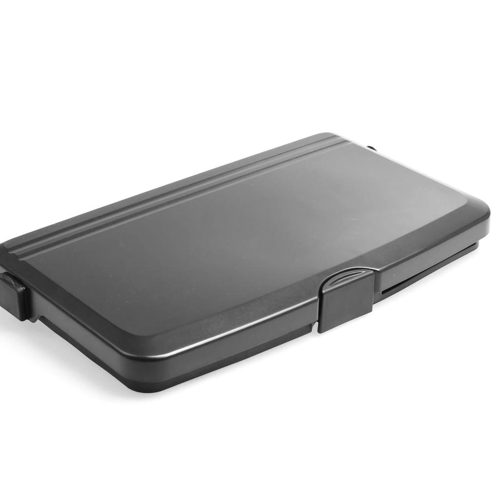 Car Folding Food Table Car Dining Table Saving Organizer Multifunctional Shelving for Car Black