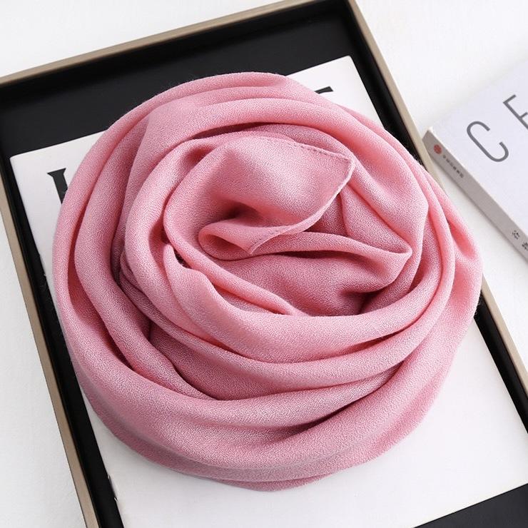 Solid color 91 cotton and linen scarf shawl summer fashion high-end atmosphere breathable headscarf sun protection hot sale women
