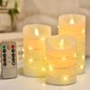 Twinkling Fairy Light Remote Controlled Flameless Lights Dual Flame Styles Soft Glam Neutral Home Styling Paraffin LED Candle