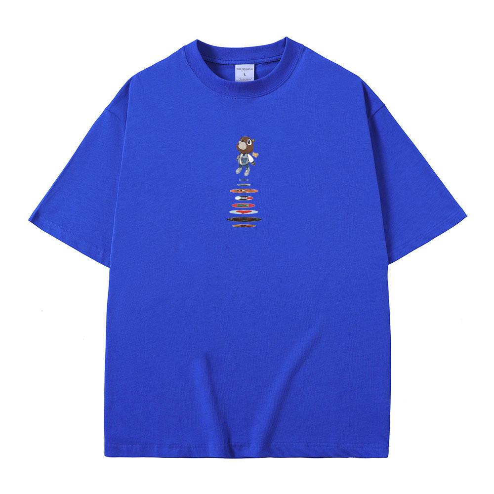 Best Famous Rapper Kanye West Graduation The College Dropout Graphics Tshirt Men Hip Hop Vintage T-shirts Male Oversized T Shirt