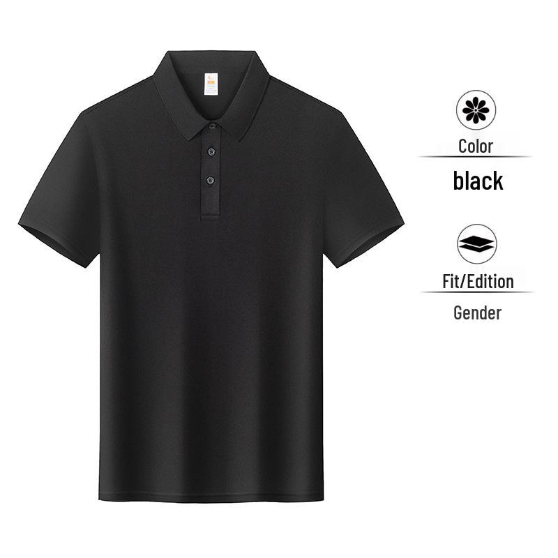 Custom Men's Quick-Dry Polo Shirt with Short Sleeves and Embroidery