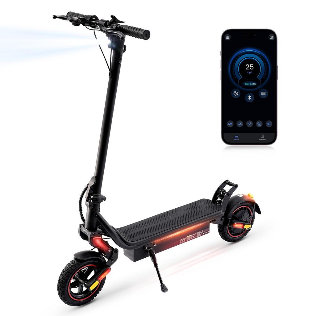 Hulajnoga elektryczna iScooter W8 Silnik 750W Bateria 48V14Ah, 9,3" Escooter, Prędkość 40KM/H, Zasięg 45KM, Pełne zawieszenie Składana Miejska E-hulajnoga