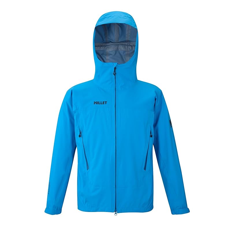 

[Millet] waterproof jacket Typhon stretch jacket MIV03168 men s Messil Blue (NEW) LOGO) L