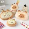 Toast Cat Plush Pencil Case - Unique, Large Capacity Stationery Bag