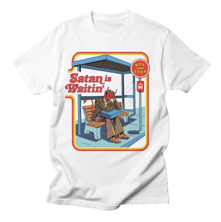 Classic Simple Cartoon Anime American Illustration Casual Tshirt Luxury Brand for Men and Women