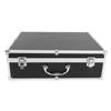 Wireless Microphone Case Aluminum Alloy Hard  Mic Foam Carrying Case Holds 4 Mics Receivers Transmitters Wireless Mic Case