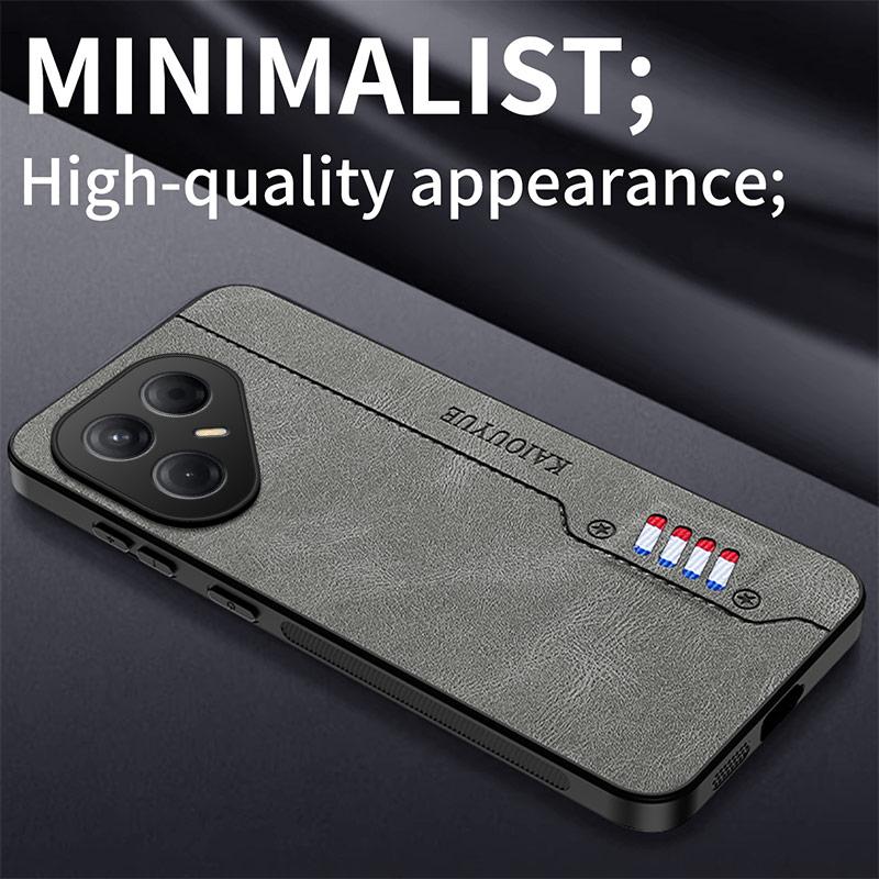 For Tecno Pova 7 4G Skin Feel Matte Leather Phone Case Soft Back Cover Funda For Tecno Pova 7 Protector