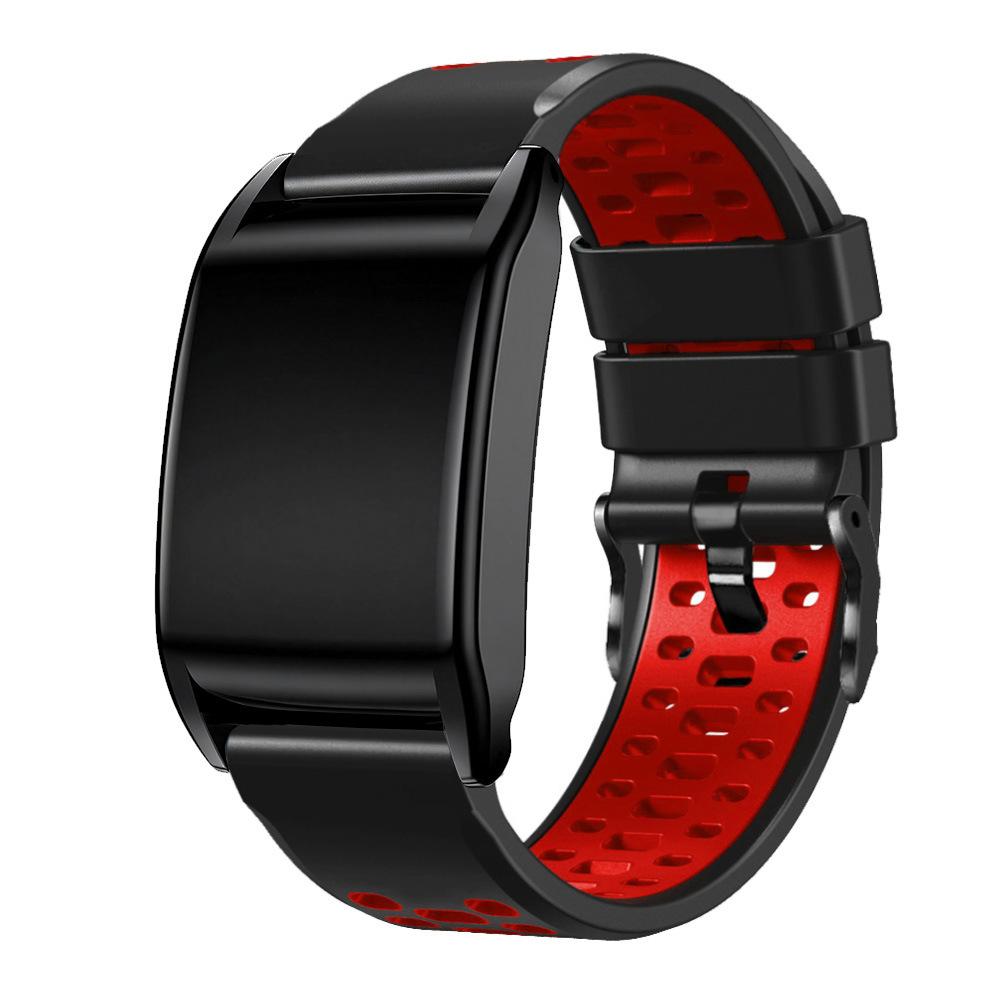 Měkký silikonový náhradní řemínek na zápěstí Kompatibilní s Whoop 5.0/MG Life Fitness Tracker Nastavitelný Odolný proti potu Sportovní