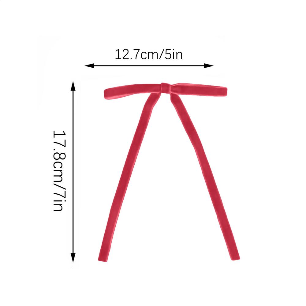 

Christmas Tree Bows Red Ribbon Home Decor 24 Pieces Tree Bow Christmas Ornaments For Door Porch Fence Table Mantel Living Room as shows