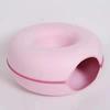 Donut Tunnel Style Felt Cat Bed - Breathable, Removable, Washable, All-Season Use