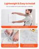 3D Wall Panels 33-Pack 11.81x11.81'' PVC 32 Sq.Ft Coverage Floral White