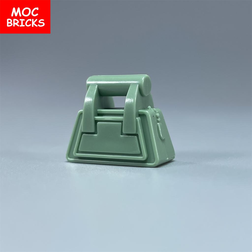 MOC Bricks Handbag Bag Backpack For Building Blocks Accessories 93091 Assembles Particles Children's Toys
