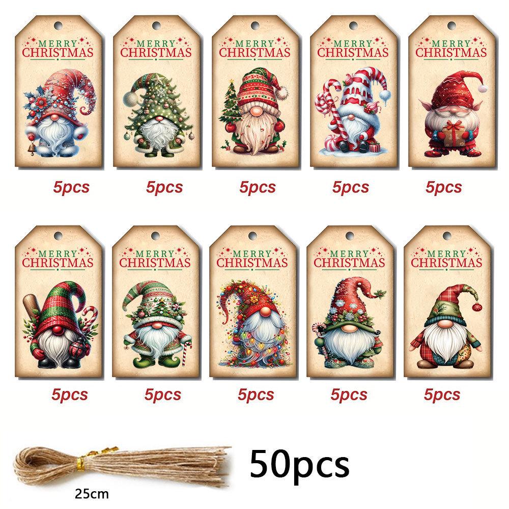 Etichette Regalo di Natale Transfrontaliere & Pendenti per Albero