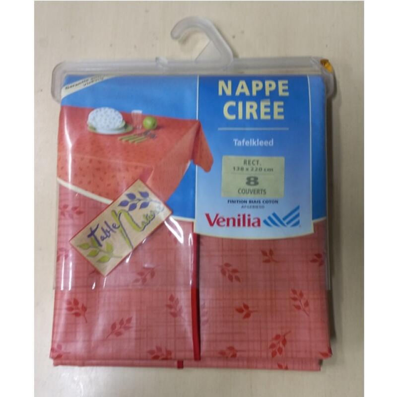 

1 Benilia wax vinyl tablecloth (NAPPE CIREE) RECT