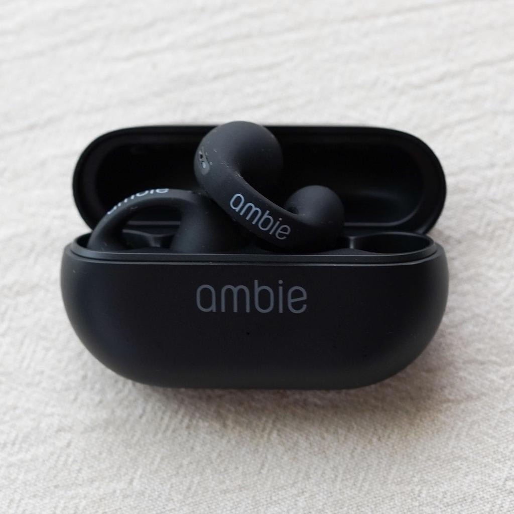 Ambie Sound Earcuffs Starter Set Earphone X AM-TW02 (Black Stone)