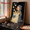 DIY Diamond Art Pearl Painting Kit for Adults, Little Girl Special Shaped Pearl Art Painting Wall for Home Office Decor Handmade Gift