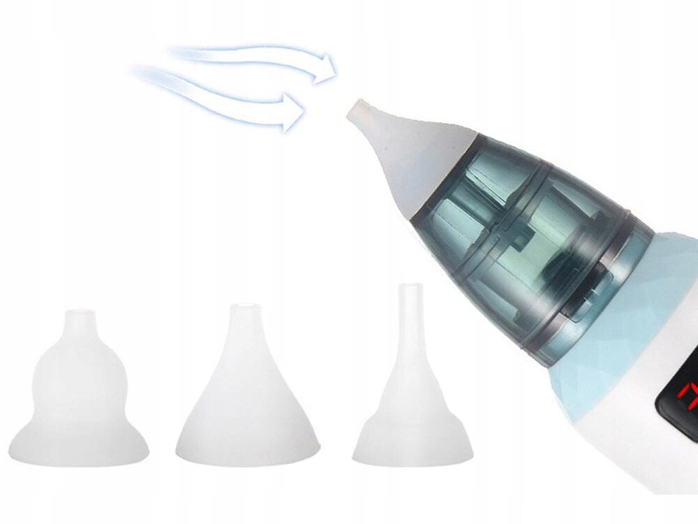 Nose and Ear Aspirator Electric Runny Nose Suction Power Adjustment Vacuum Cleaner