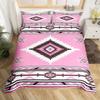 Geometric Pattern Down Comforter Set Bedding Set 3-piece Duvet Cover Set
