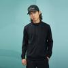 Reebok Solid Color Knitted Stand Collar Casual Jacket Men Jackets Black 23RCS105M001
